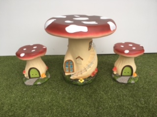 Fairy Toadstool Bistro Set Ed Direct