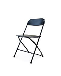 Black Folding Stacking       Chairs 6pcs